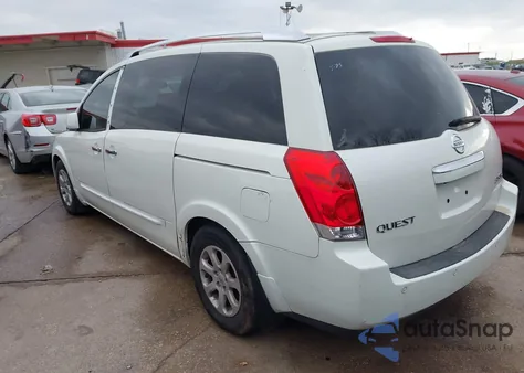 2008 Nissan Quest 3.5 Sl z USA, uszkodzony, nr VIN 5N1BV28U18N116251